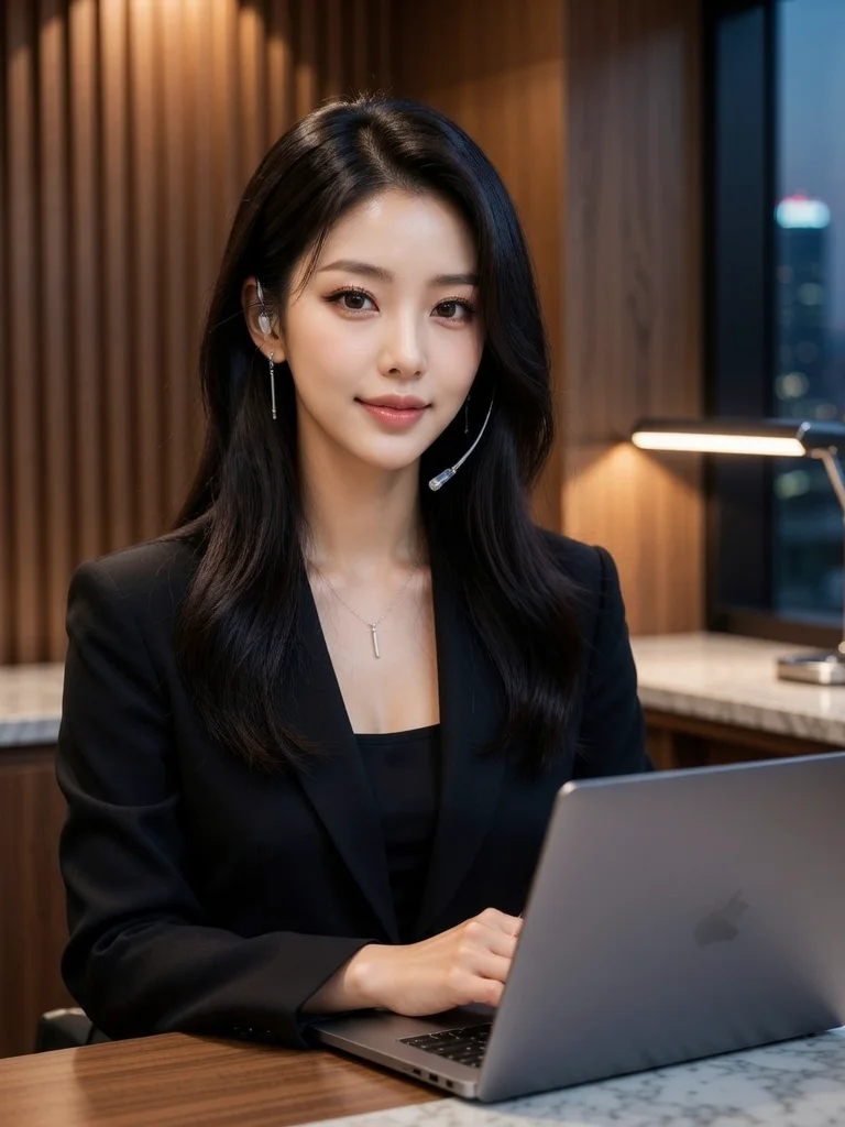 Jessica, the AI receptionist, on the factory floor